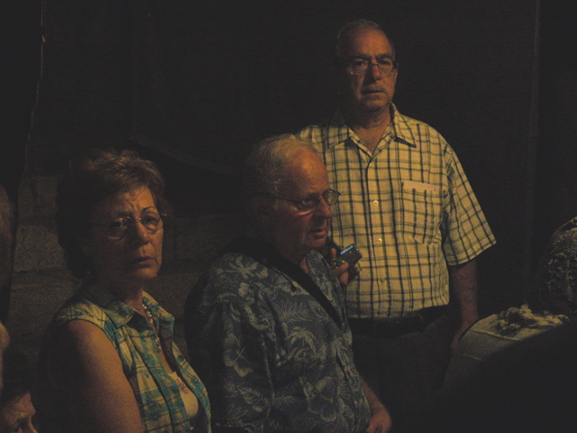 Suad, Fuad, and Subi in the Grotto of the Nativity (rw)