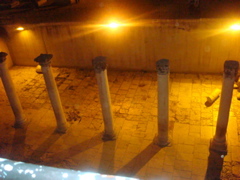 Columns at night in Old Jerusalem (sy)
