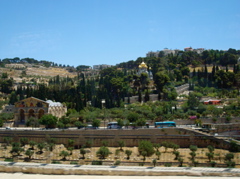 Church of all Nations and Russian Church of Mary Magdalene on Mount of Olives (sy)
