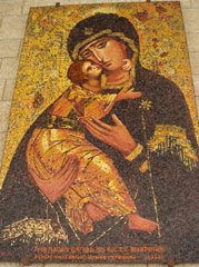 Madonna and child of Greece, Church of Mary, Nazareth (sy)