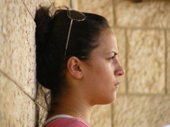 Ursala at the Church of Mary, Nazareth (rw)