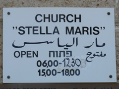 Church "Stella Maris", sign (rw)
