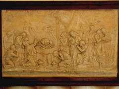 Bas Relief of the priests of Baal trying without success (rw)