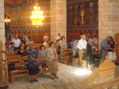Congregation at St. Elias Church, Jerusalem (sy)