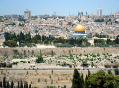 Temple Mount and Jerusalem from the Mount of Olives (sy)