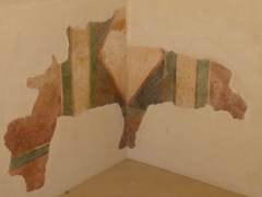 Roman fresco at Masada (rw)