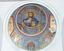Iconography of the dome in the higher Monastery chapel (rw)