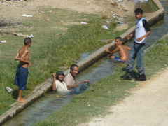 Boys staying cool in Jericho (rw)