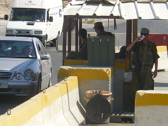 Checkpoint on the road near Jericho (rw)