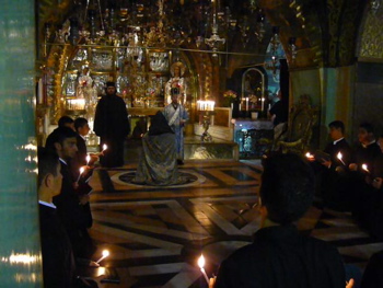 Armenian Vespers in Golgatha Chapel in the Church of the Holy Sepulchre (movie also) (rw)