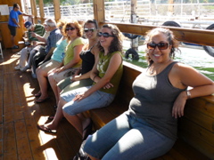 Boat ride on the Sea of Galilee, Nicole, Natalia, Ursula Rowida, Nina, ... (rw)