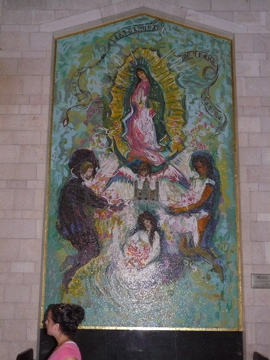 Madonna and child of Mexico, Church of Mary, Nazareth, with Ursula (rw)
