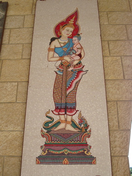 Madonna and child of Thailand, Church of Mary, Nazareth (sy)